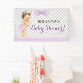 Parels Diamonds Princess Baby Lavendelkroon Spandoek (Insitu)
