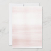 Parels en kant Blush Vrijgezellenfeest Kaart (Achterkant)