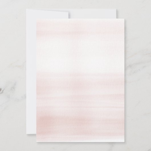 Parels en kant Blush Vrijgezellenfeest Kaart (Achterkant)