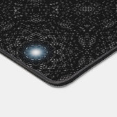 Parels en Kant Zwart en Wit Desk Mats Bureaumat (Hoek)