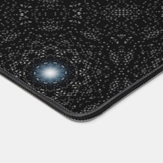 Parels en Kant Zwart en Wit Desk Mats Bureaumat (Hoek)