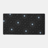 Parels en Kant Zwart en Wit Desk Mats Bureaumat (Voorkant)