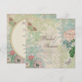  Parels en Lace Shabby Chic-Vrijgezellenfeest Kaart (Voorkant / Achterkant)