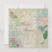  Parels en Lace Shabby Chic-Vrijgezellenfeest Kaart (Voorkant)