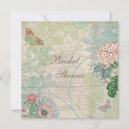  Parels en Lace Shabby Chic-Vrijgezellenfeest Kaart (Voorkant)