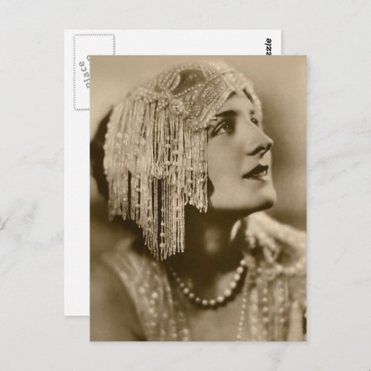 Parels en Mode Briefkaart (Voorkant / Achterkant)