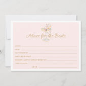 Parels en Prosecco Advies voor de Bruid Kaart (Voorkant)