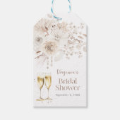 Parels en Prosecco Bridal Cadeaulabel (Voorkant)