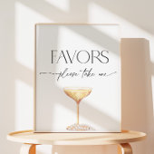 Parels en Prosecco Bridal Favors Pedestal Sign Reclamebord Met Voetstuk