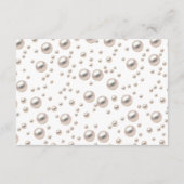 Parels en Prosecco Date Night Ideas Vrijgezellenfe Informatiekaartje (Achterkant)