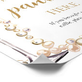 Parels en Prosecco Drop Your Panties Game Sign Poster (Hoek)