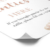 Parels en Prosecco Drop Your Panties Game Sign Poster (Hoek)