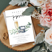 Parels en Prosecco Elegant Goud Vrijgezellenfeest Kaart