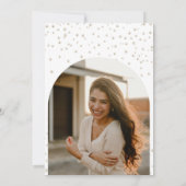 Parels en Prosecco elegant Vrijgezellenfeest Foto Kaart (Achterkant)