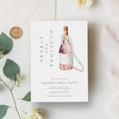 Parels en Prosecco Elegant Vrijgezellenfeest Kaart