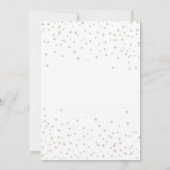 Parels en Prosecco elegante bruids brunch Douche Kaart (Achterkant)