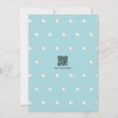 Parels en Prosecco gepersonaliseerd Vrijgezellenfe Kaart (Achterkant)