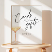 Parels en Prosecco Kaarten en geschenken voetstuk Reclamebord Met Voetstuk