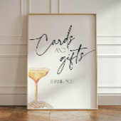 Parels en Prosecco Kaarten en geschenken voetstuk Reclamebord Met Voetstuk