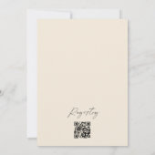 Parels en Prosecco minimalistisch Vrijgezellenfees Kaart (Achterkant)