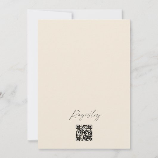 Parels en Prosecco minimalistisch Vrijgezellenfees Kaart (Achterkant)