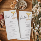 Parels en Prosecco Neutraal Bruids Brunch Bar Menu