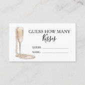 Parels en Prosecco raden hoeveel Kaarten (Voorkant)