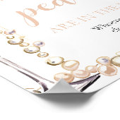 Parels en Prosecco raden hoeveel parels spel Poster (Hoek)