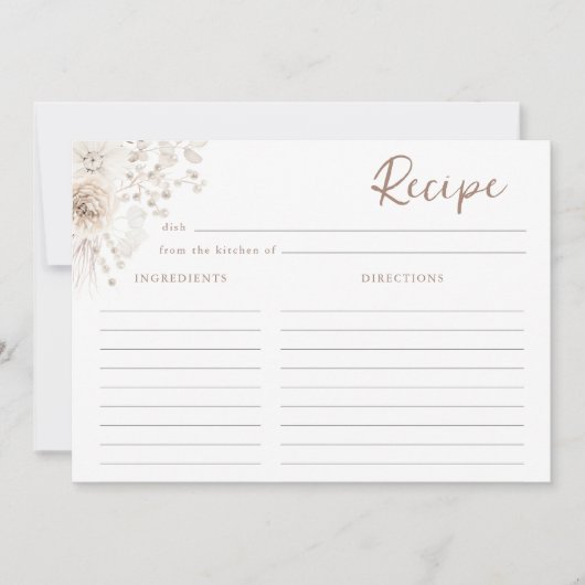 Parels en Prosecco Recept Kaart (Voorkant)