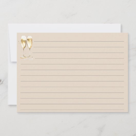 Parels en Prosecco Recept Kaart (Achterkant)