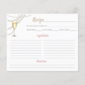 Parels en Prosecco Receptenblad (Voorkant)