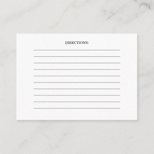 Parels en Prosecco thema Vrijgezellenfeest Recept Informatiekaartje (Achterkant)