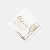 Parels en Prosecco Toekomst Mrs Vrijgezellenfeest Servet (Hoek)