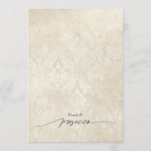 Parels en Prosecco Vrijgezellenfeest Advieskaart (Achterkant)