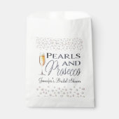 Parels en Prosecco Vrijgezellenfeest Bedankzakje (Voorkant)