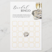 Parels en Prosecco Vrijgezellenfeest Bingo Spel Flyer (Voorkant)