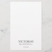 Parels en Prosecco Vrijgezellenfeest Bingo Spel Flyer (Achterkant)