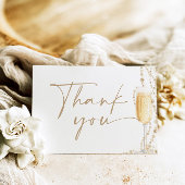 Parels en Prosecco Vrijgezellenfeest, Brunch & Bub Bedankkaart