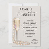 Parels en Prosecco Vrijgezellenfeest Brunch & Bubb Kaart (Voorkant)