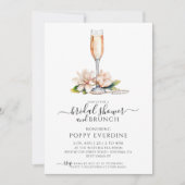 Parels en Prosecco Vrijgezellenfeest brunch Kaart (Voorkant)