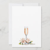 Parels en Prosecco Vrijgezellenfeest brunch Kaart (Achterkant)