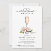 Parels en Prosecco Vrijgezellenfeest brunch Kaart (Voorkant)