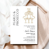 Parels en Prosecco Vrijgezellenfeest Champagne Kaart