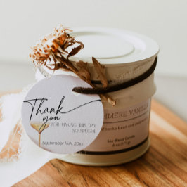 Parels en Prosecco Vrijgezellenfeest Dank u Bedankjes Labels