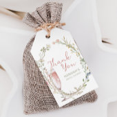 Parels en Prosecco Vrijgezellenfeest Dank u Cadeaulabel