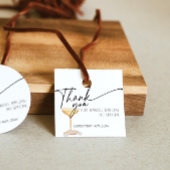 Parels en Prosecco Vrijgezellenfeest Dank u voor u Bedankjes Labels