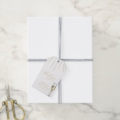 Parels en Prosecco Vrijgezellenfeest Favor Tag Cadeaulabel (Met Touw)