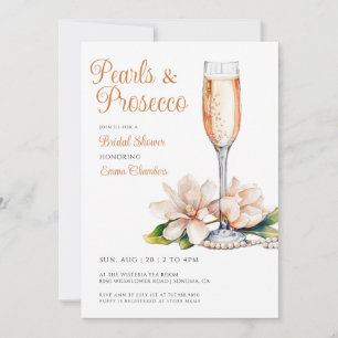 Parels en Prosecco Vrijgezellenfeest Kaart