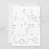 Parels en Prosecco Vrijgezellenfeest Kaart (Achterkant)