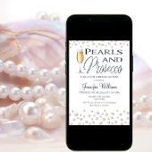 Parels en Prosecco Vrijgezellenfeest Kaart